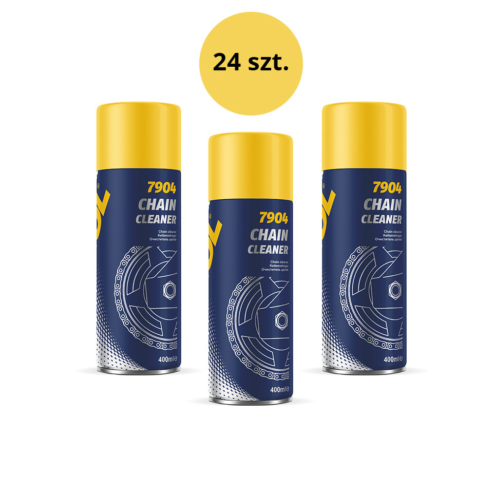 MANNOL CHAIN CLEANER 400ML - sprej na čištění řetězu (7904) - karton 24 kusů (set)